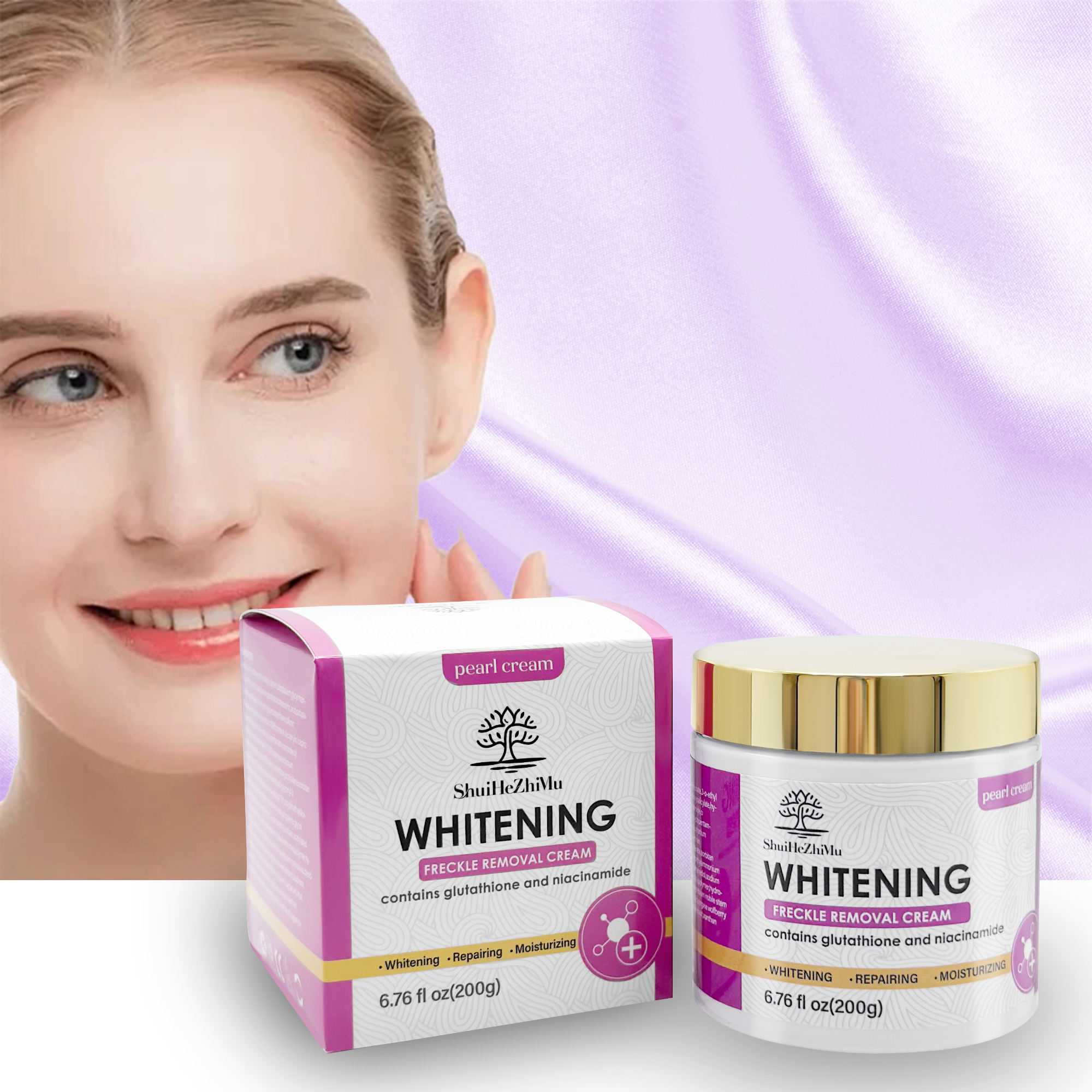 كريم الوجه لإزالة النمش من شركة OEM