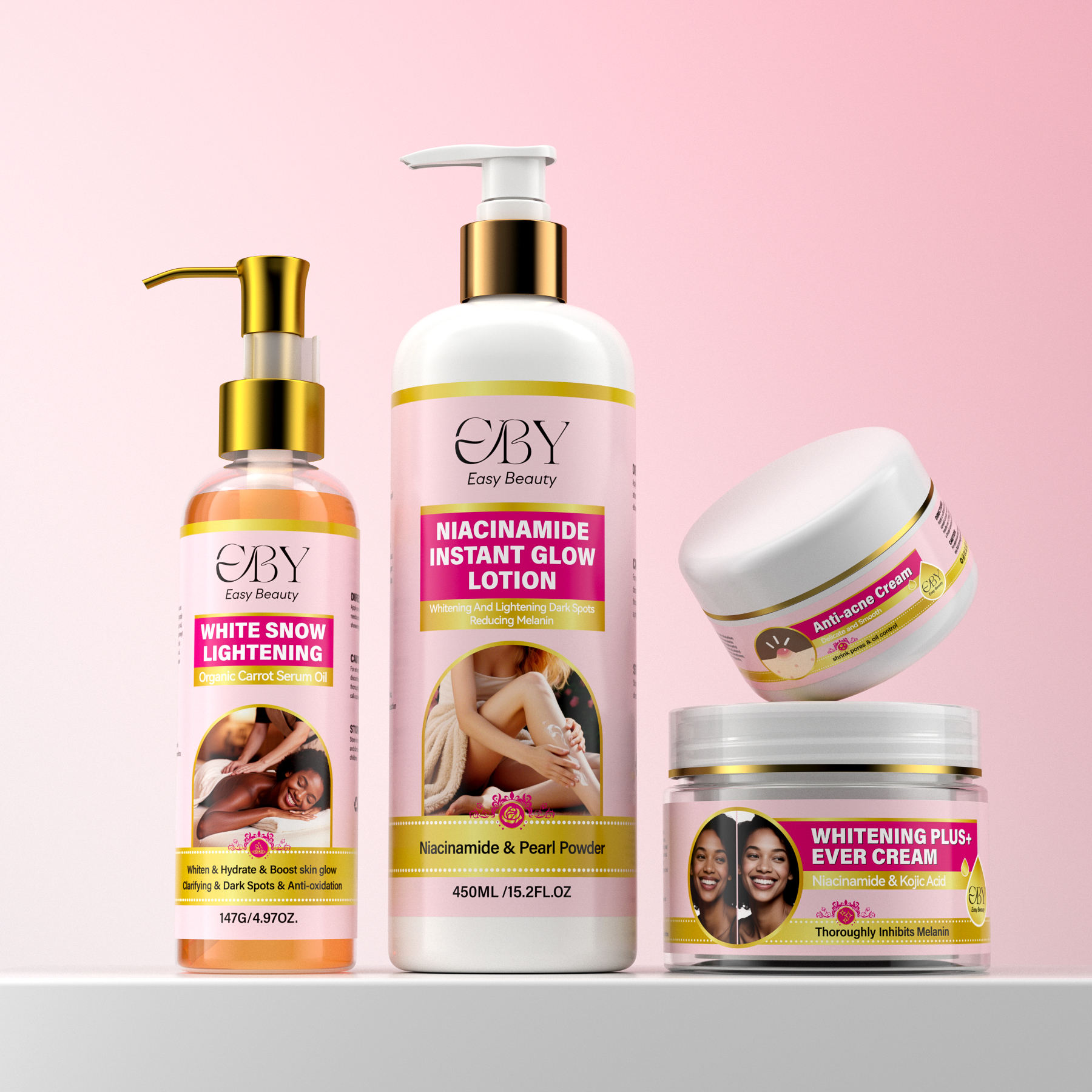 مجموعة العناية بالبشرة بالنياسيناميد